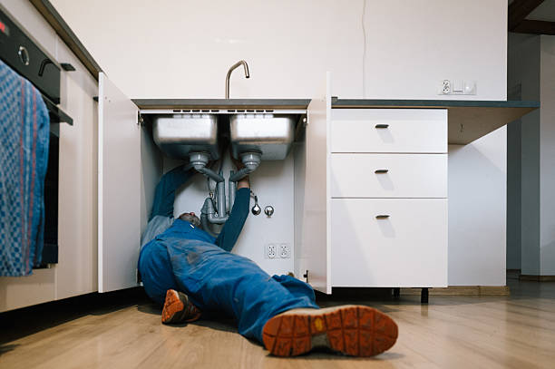 Professional Plumbing technician working in Wingate, IN